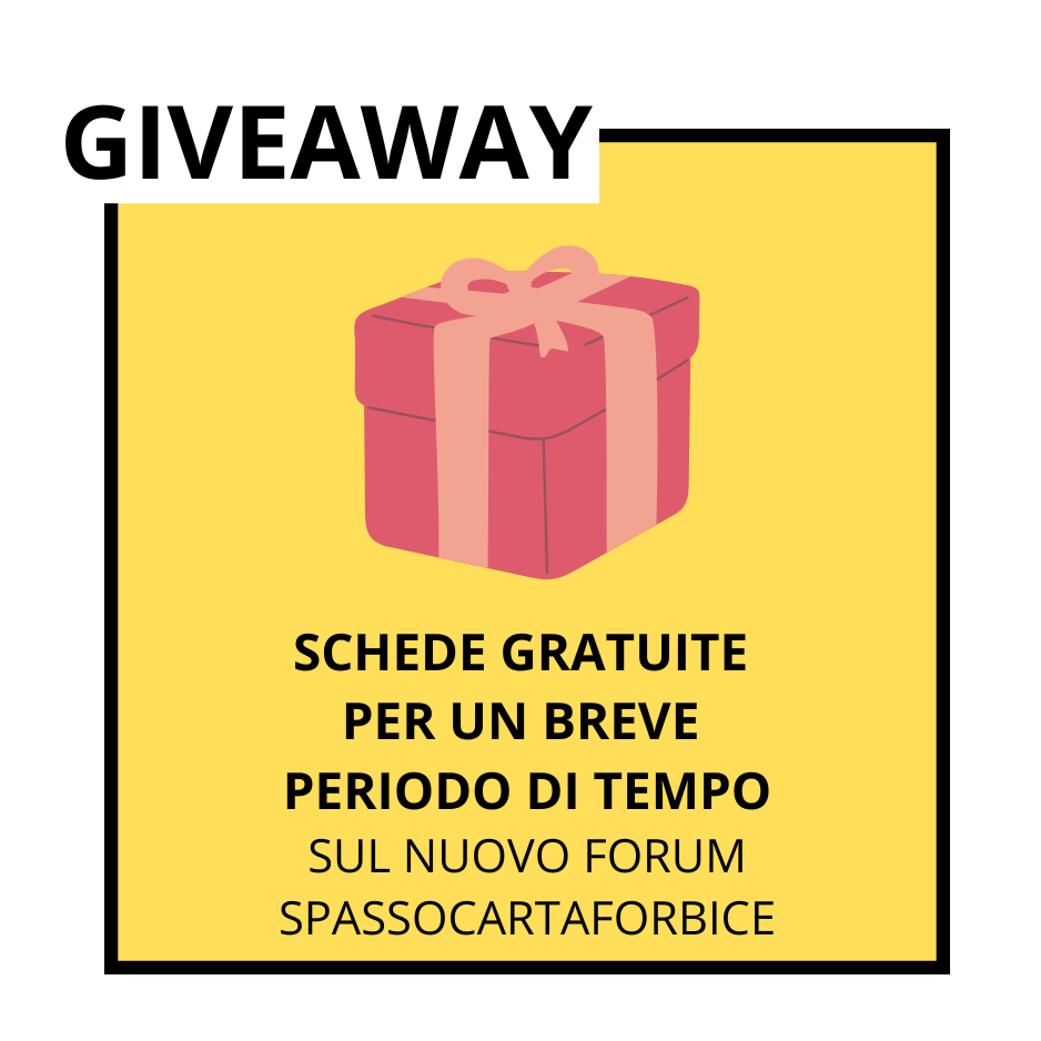 giveaway schede didattiche