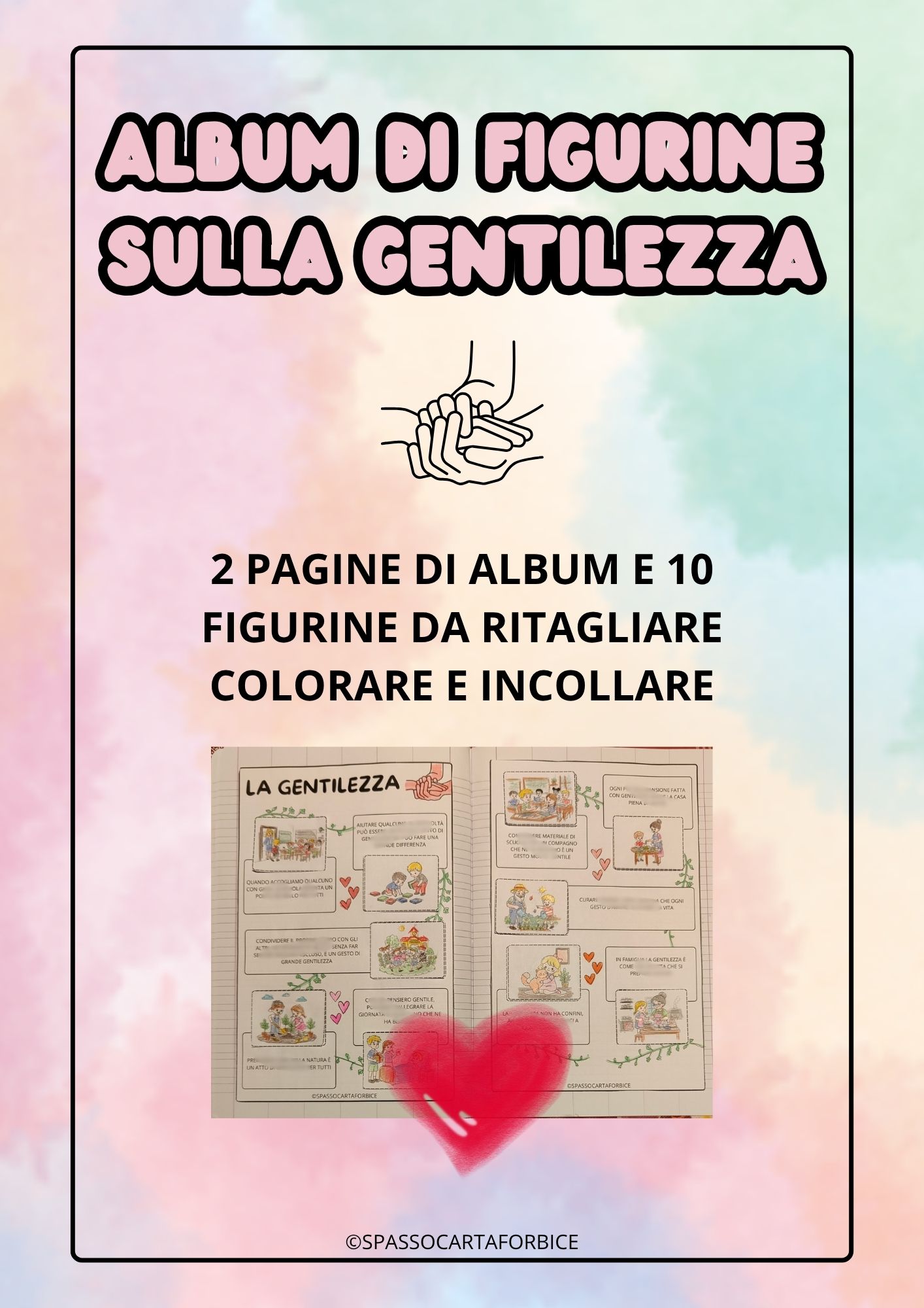 album di figurine per la giornata mondiale della gentilezza 13 novembre