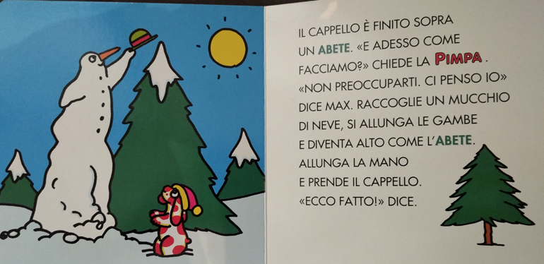 libri per bambini Pimpa e il pupazzo Max